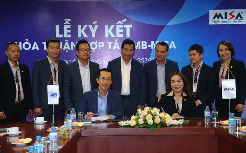  Ngân hàng TMCP Quân đội hợp tác chiến lược  với Công ty Cổ phần MISA 