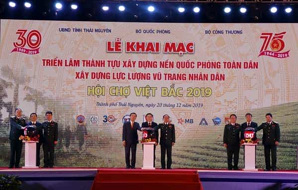  Triển lãm thành tựu xây dựng nền Quốc phòng toàn dân và Hội chợ Việt Bắc 2019 tại Thái Nguyên 