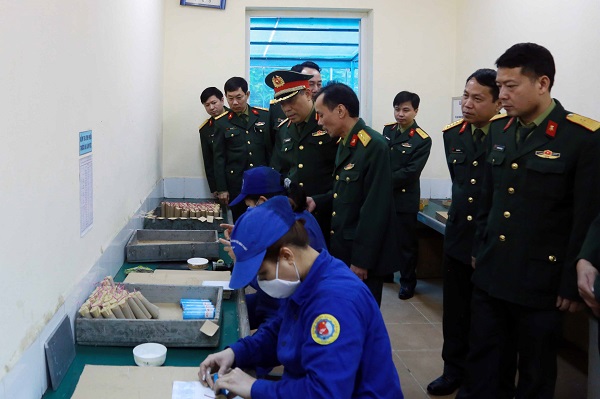 Kiểm tra công tác an toàn, phòng chống cháy nổ tại Nhà máy Z121