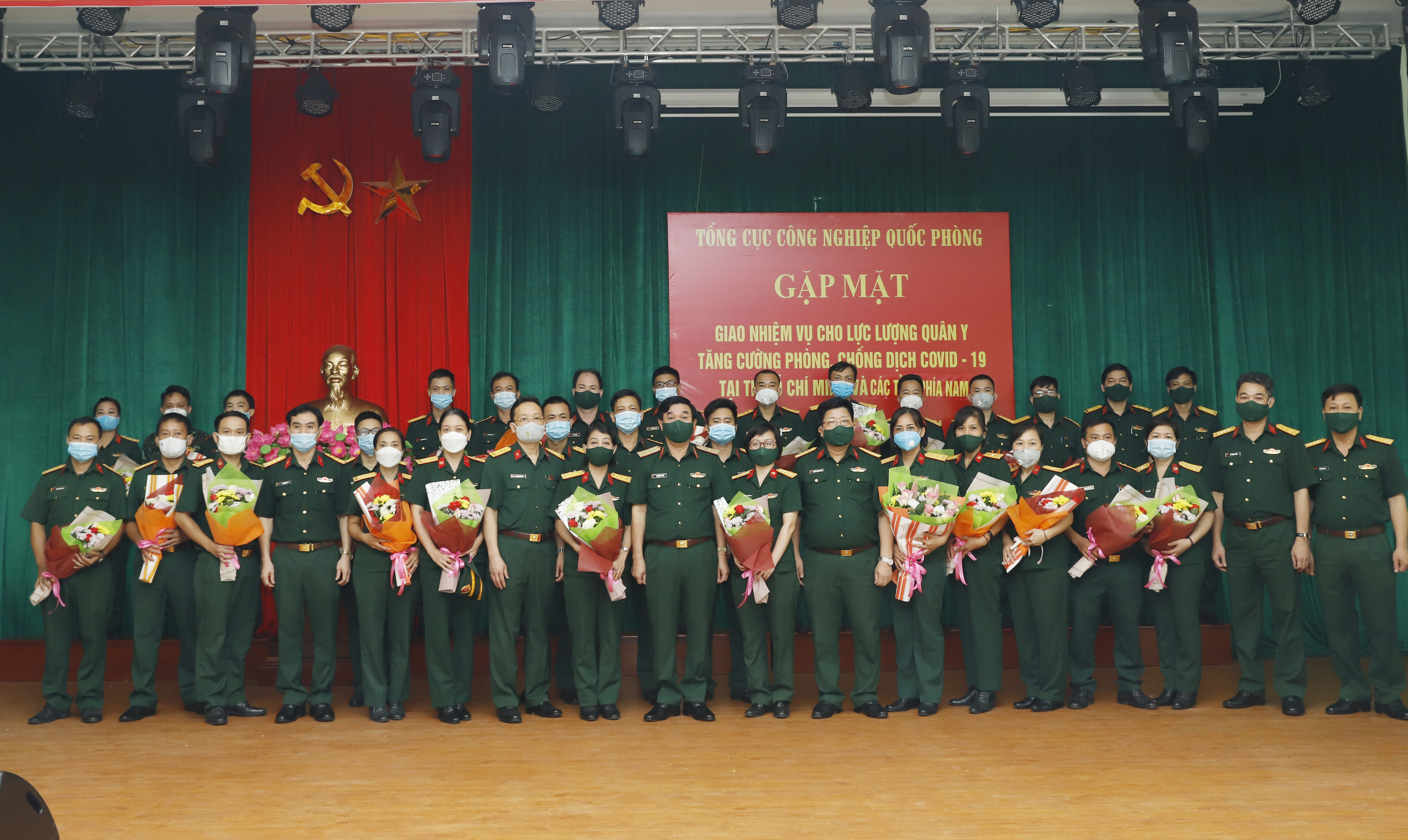 Tổng cục Công nghiệp quốc phòng tăng cường lực lượng quân y vào các tỉnh phía Nam phòng, chống dịch Covid -19