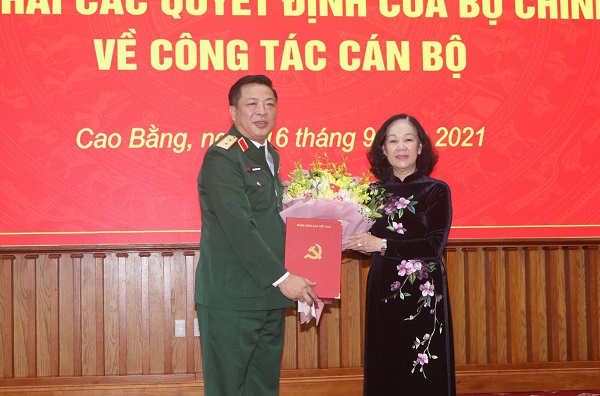 Đồng chí Trần Hồng Minh giữ chức Bí thư Tỉnh ủy Cao Bằng
