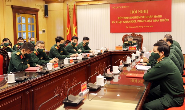 Bộ Quốc phòng rút kinh nghiệm về chấp hành kỷ luật Quân đội, pháp luật Nhà nước