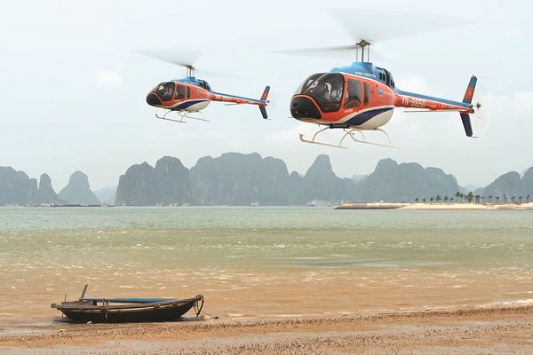 Độc đáo dịch vụ du lịch bằng trực thăng
