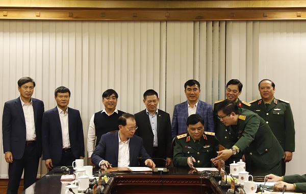 Ký kết thoả thuận hợp tác giữa Tổng cục Công nghiệp quốc phòng và Tập đoàn Công nghiệp Than - Khoáng sản Việt Nam