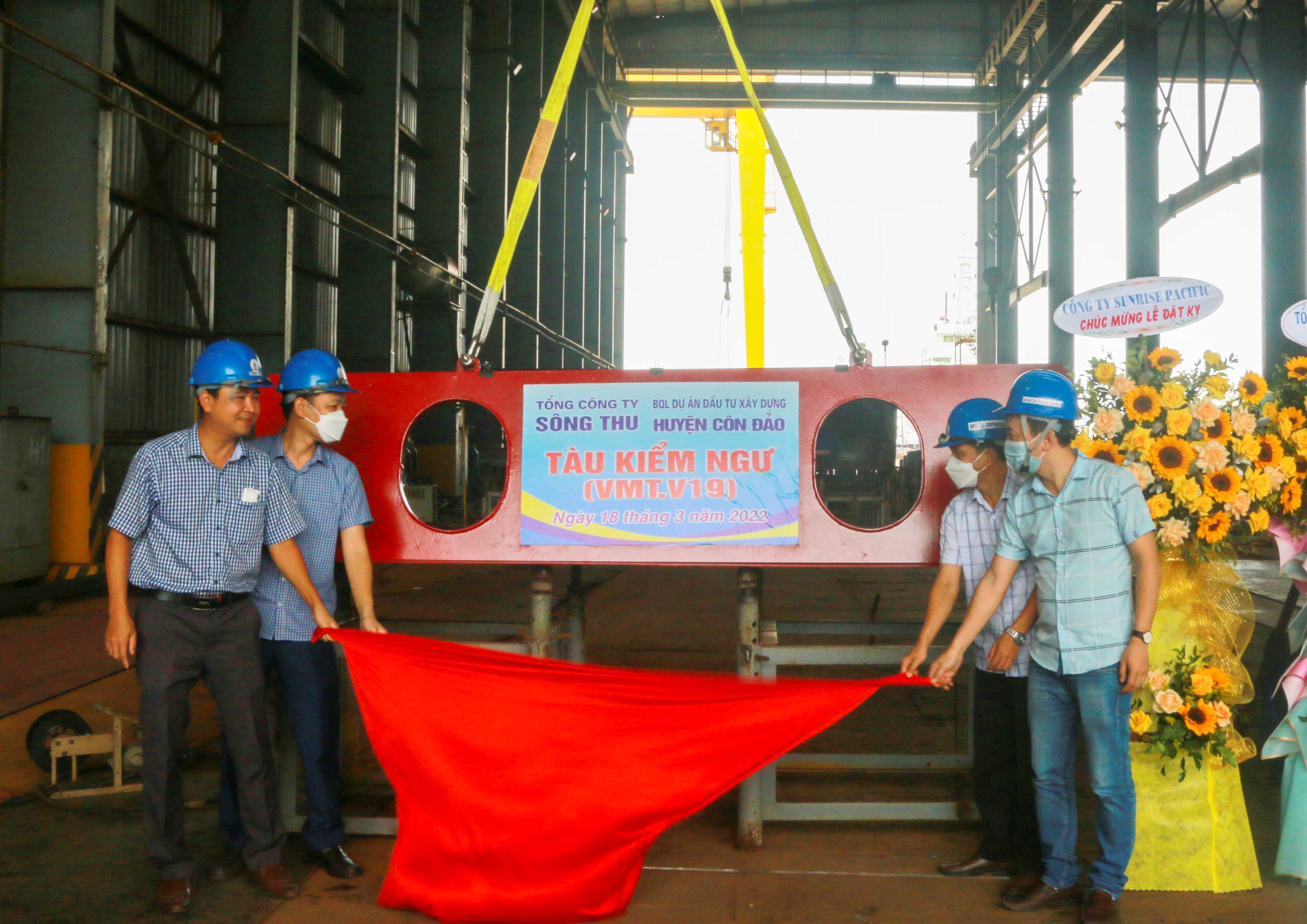 Tổng công ty Sông Thu đặt ky tàu Kiểm ngư