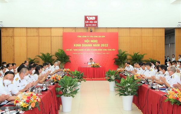 Tổng công ty Tân Cảng Sài Gòn tổ chức Hội nghị kinh doanh năm 2022