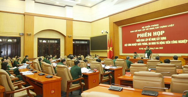 Triển khai Đề án xây dựng Luật Công nghiệp quốc phòng, an ninh và động viên công nghiệp