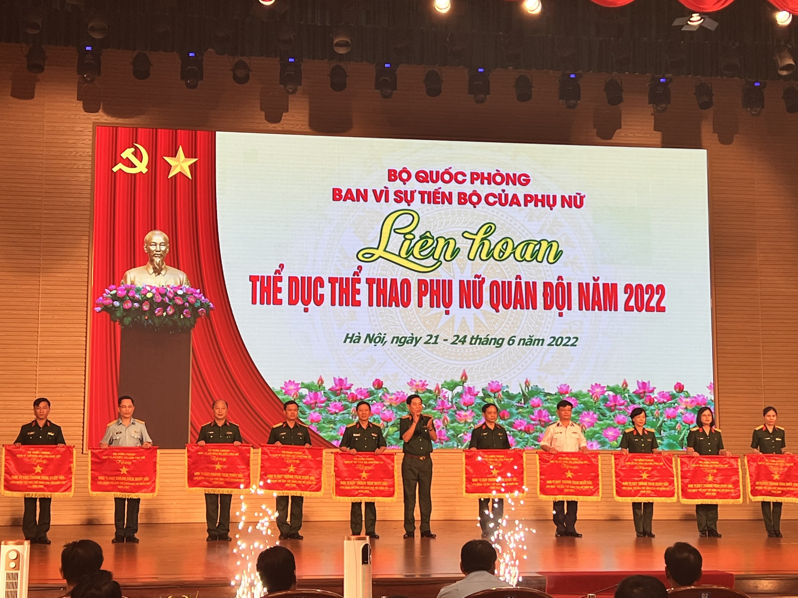 Đoàn Phụ nữ Tổng cục Công nghiệp quốc phòng đạt thành tích xuất sắc tại Liên hoan Thể dục thể thao Phụ nữ Quân đội