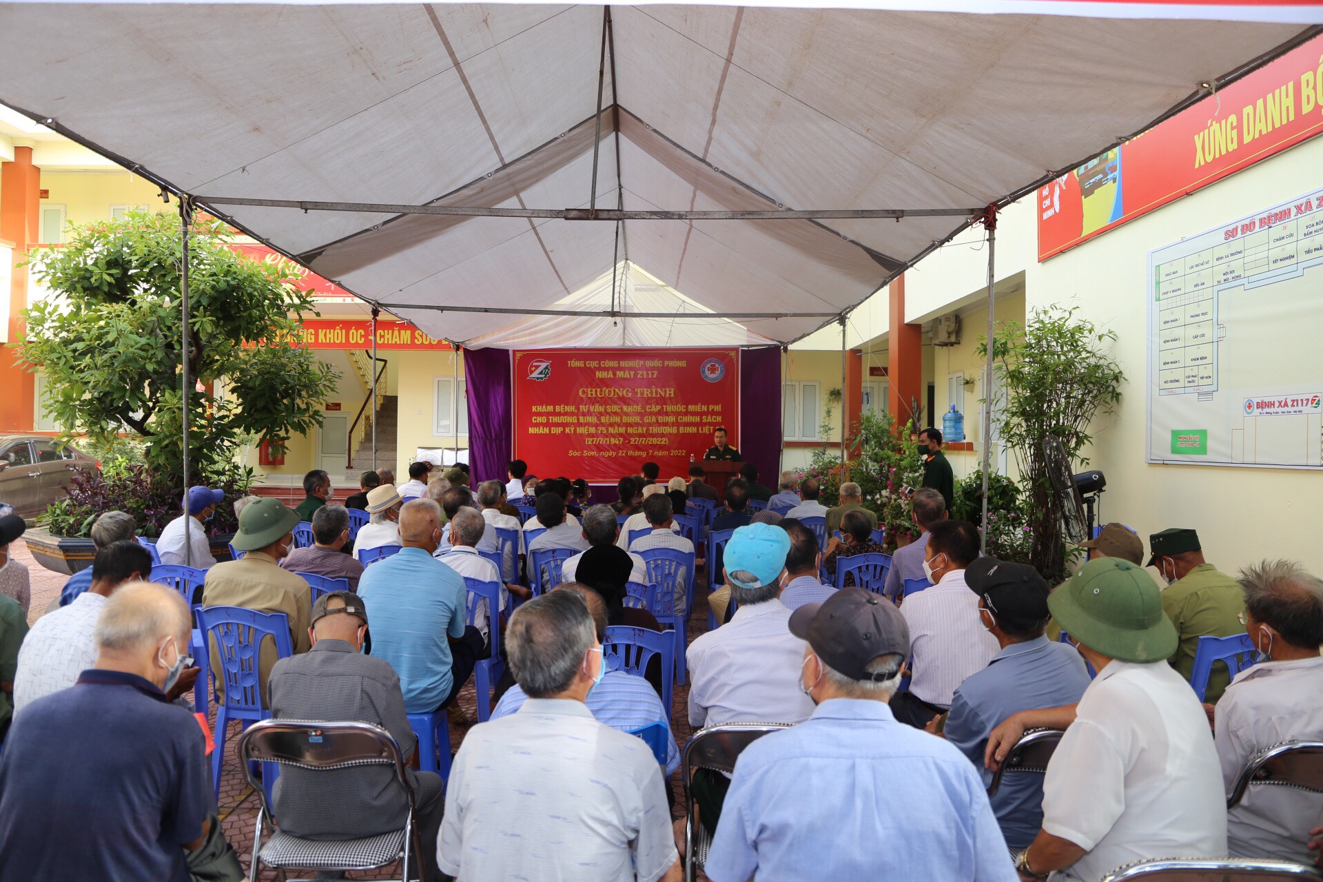 Nhà máy Z117 khám bệnh, phát thuốc miễn phí tri ân người có công