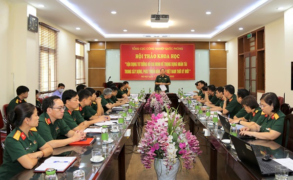 Hội thảo khoa học vận dụng tư tưởng Hồ Chí Minh về trọng dụng nhân tài trong công nghiệp quốc phòng