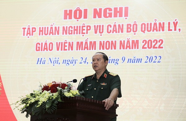 Tập huấn nghiệp vụ cán bộ quản lý, giáo viên mầm non