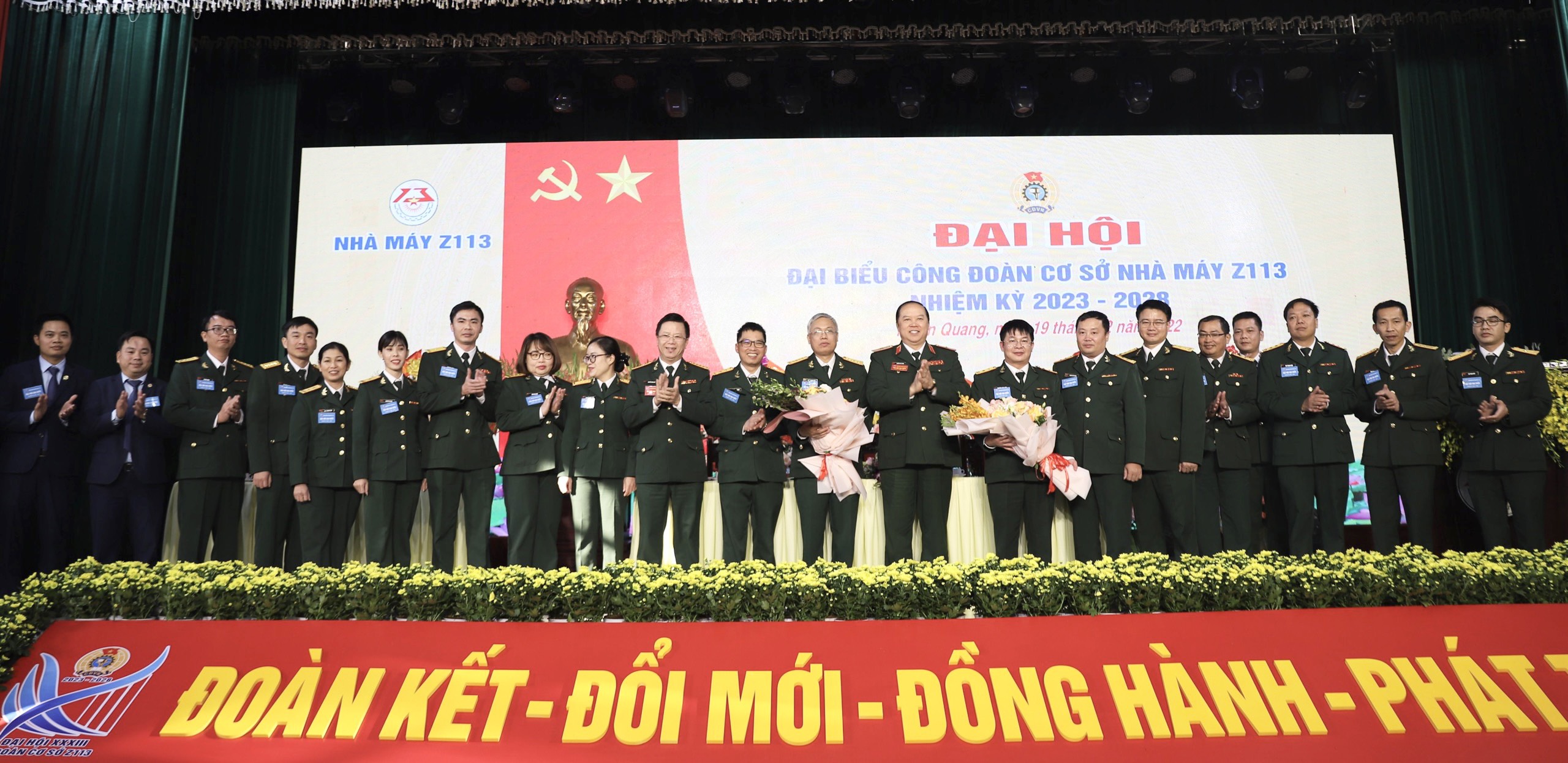 Nhà máy Z113 tổ chức Đại hội Công đoàn làm trước cho toàn quân