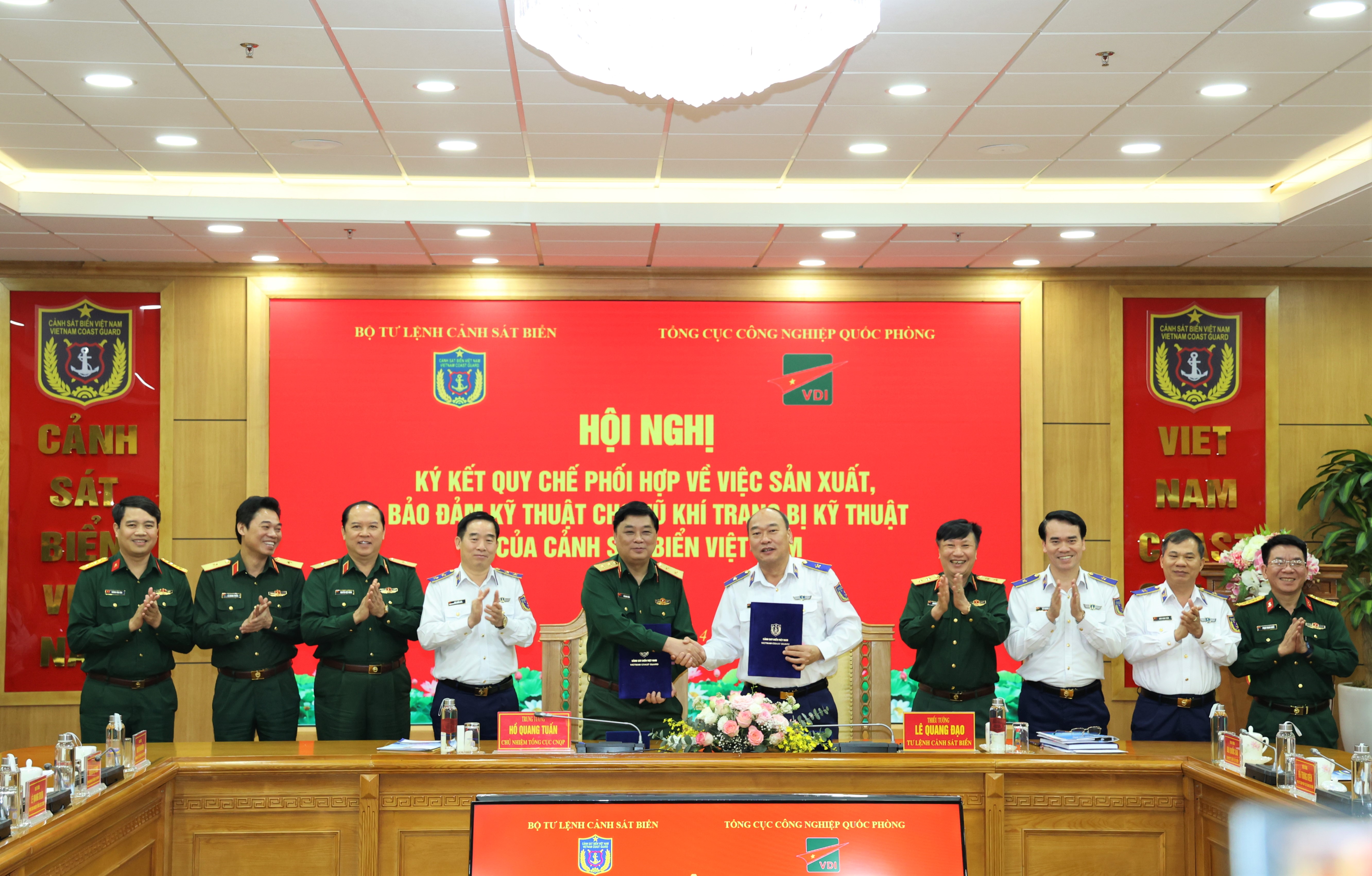 Tổng cục Công nghiệp quốc phòng ký kết Quy chế phối hợp với Bộ Tư lệnh Cảnh sát biển