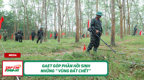 MEDIA – GAET góp phần hồi sinh những “vùng đất chết”