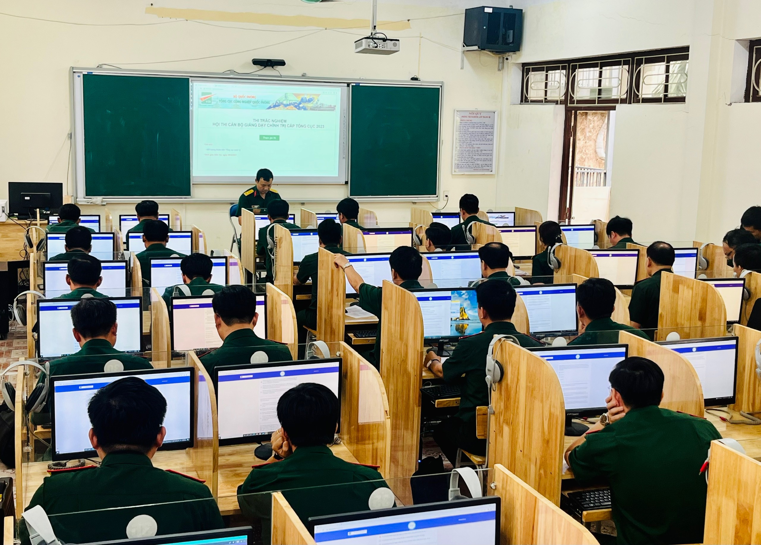 Hội thi cán bộ giảng dạy chính trị năm 2023