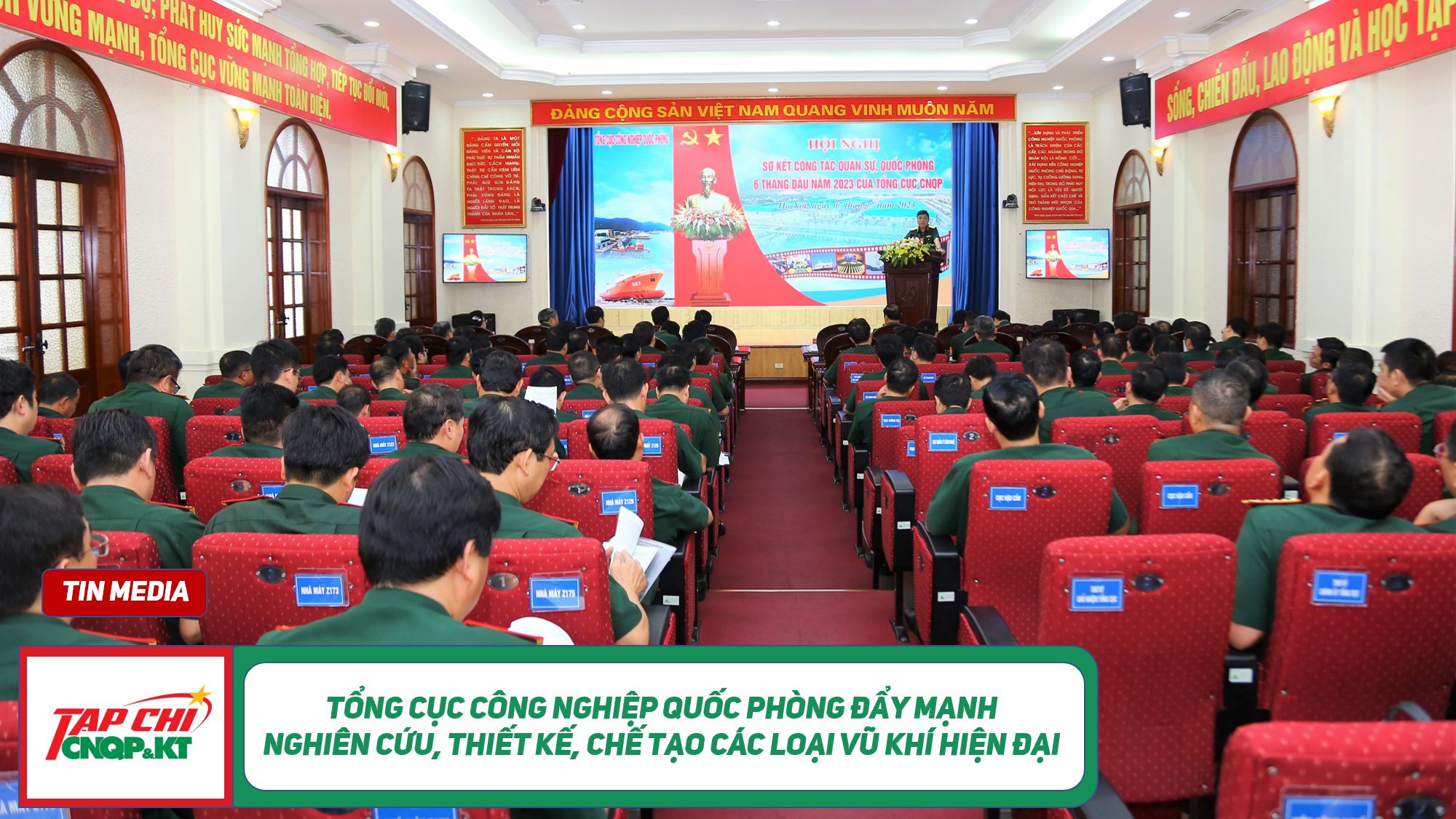MEDIA - Tổng cục Công nghiệp quốc phòng đẩy mạnh nghiên cứu, thiết kế, chế tạo các loại vũ khí hiện đại