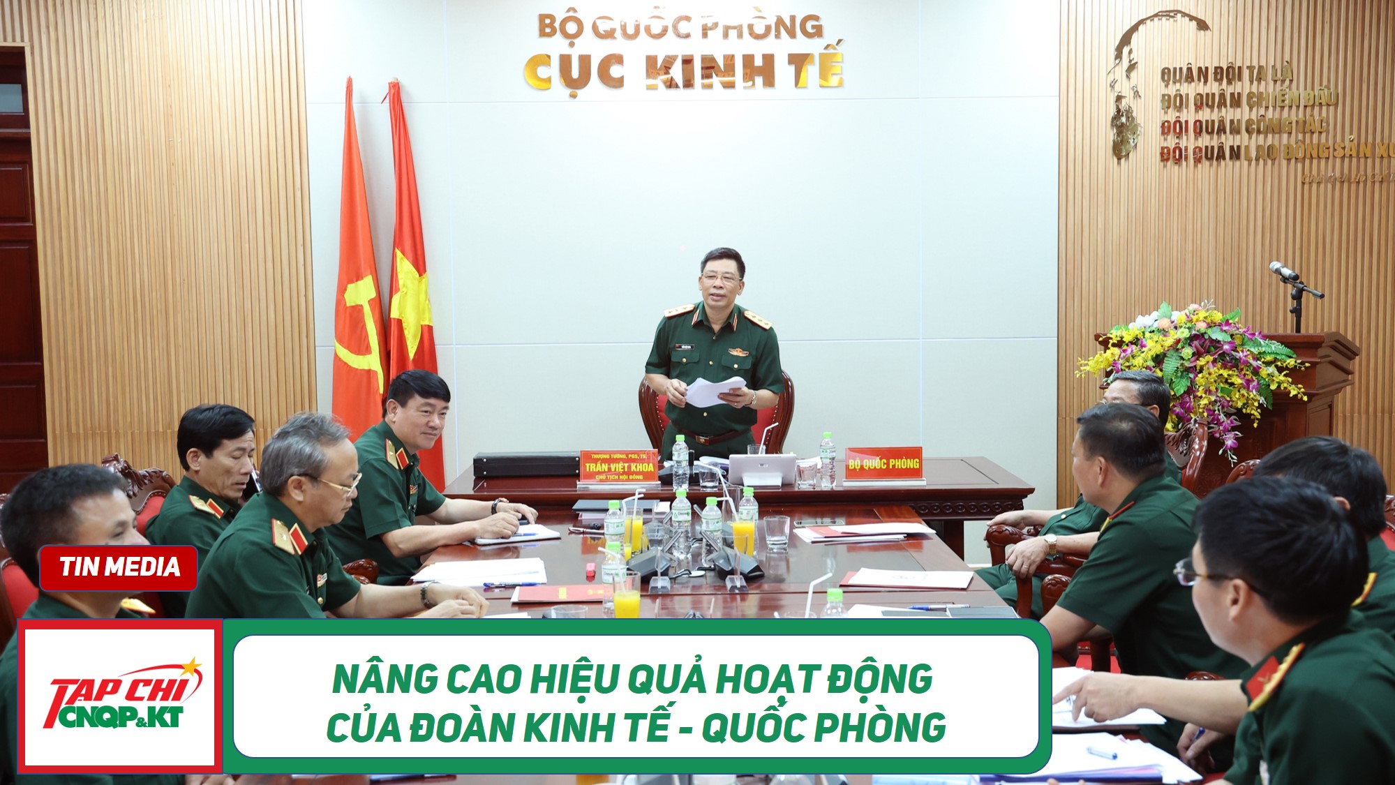 MEDIA - Nâng cao hiệu quả hoạt động của đoàn kinh tế - quốc phòng