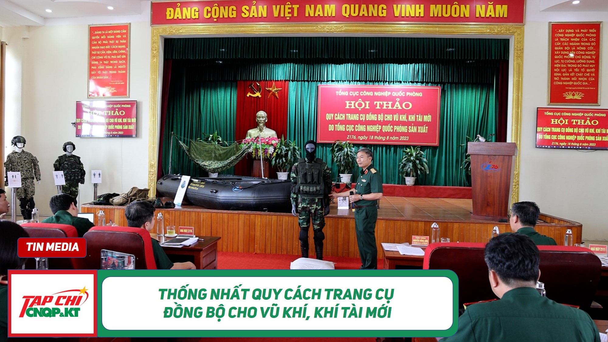 MEDIA - Thống nhất quy cách trang cụ đồng bộ cho vũ khí, khí tài mới