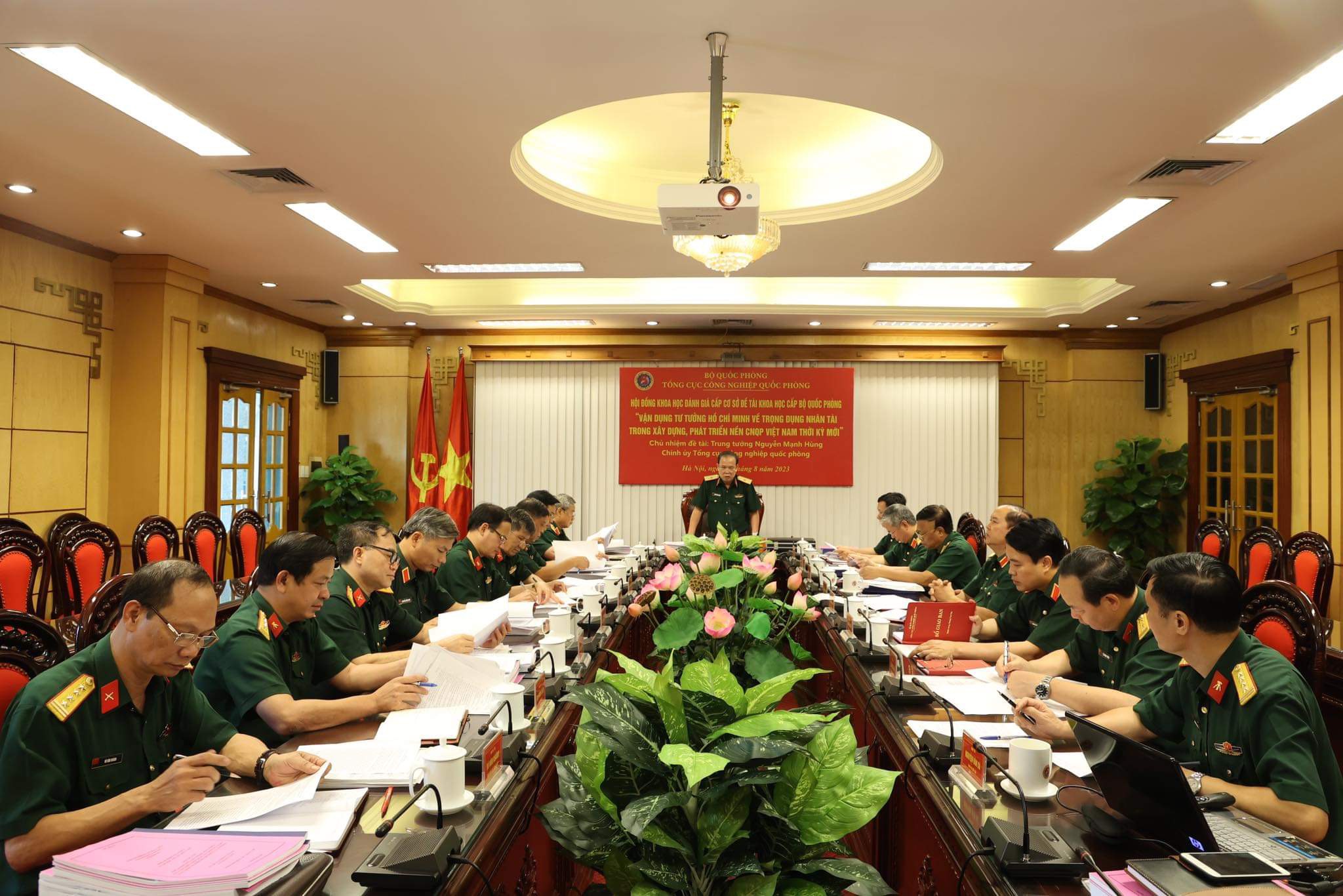 Đánh giá cấp cơ sở đề tài khoa học xã hội nhân văn quân sự cấp Bộ Quốc phòng
