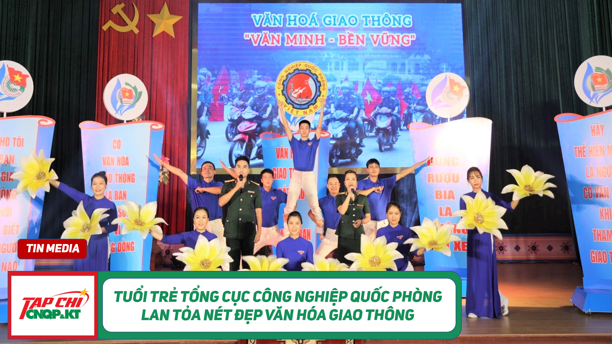 MEDIA - Tuổi trẻ Tổng cục Công nghiệp quốc phòng lan tỏa nét đẹp văn hóa giao thông