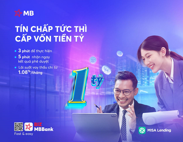 MB ra mắt sản phẩm vay vốn tín chấp