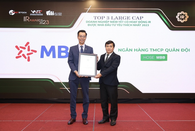 MB trong top 3 doanh nghiệp được nhà đầu tư yêu thích nhất