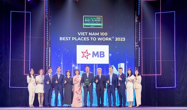 MB trong Top 3 “Nơi làm việc tốt nhất Việt Nam”