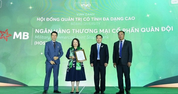 MB nhận giải thưởng “Hội đồng quản trị của năm”