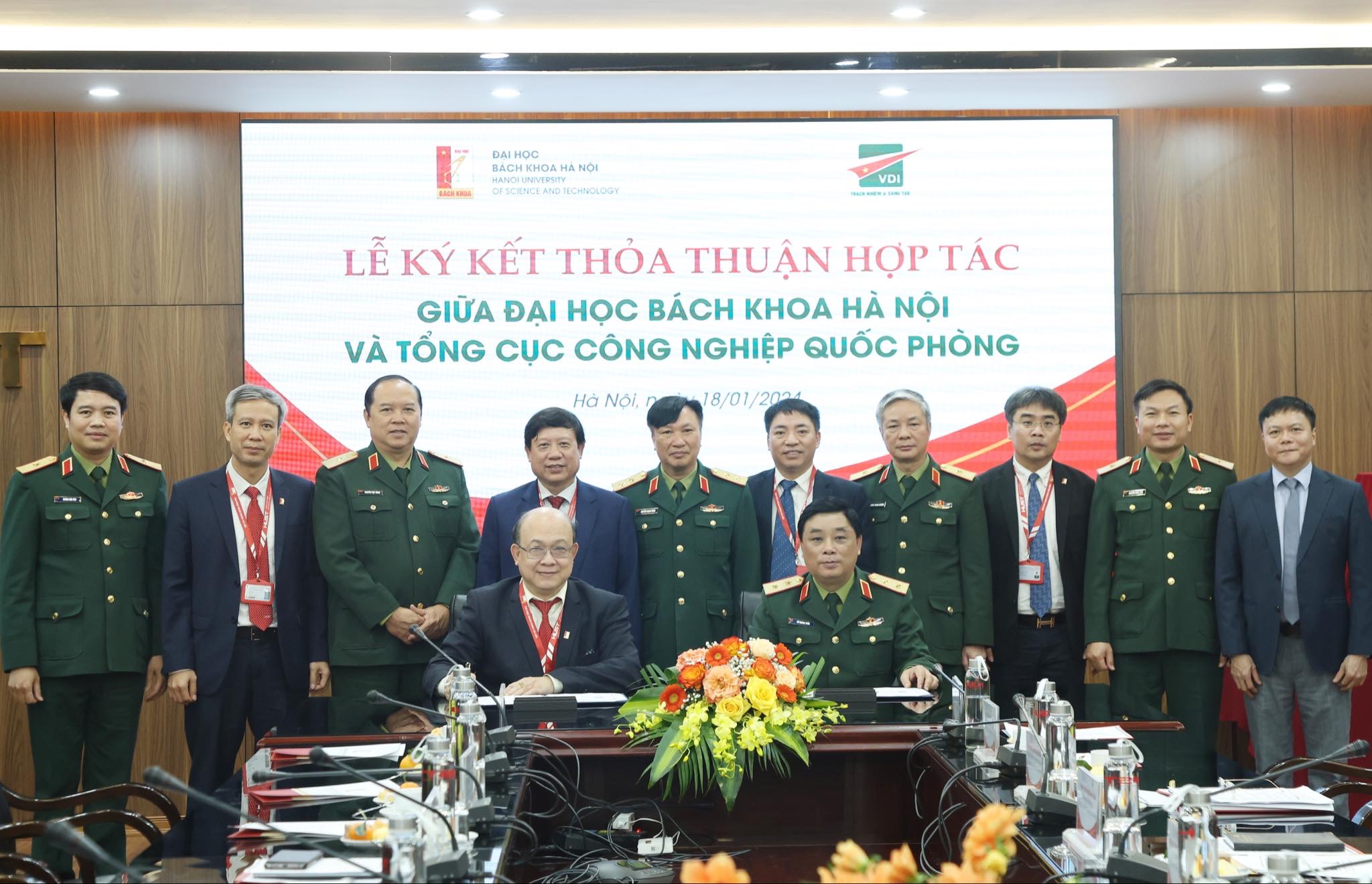 Ký kết hợp tác giữa Tổng cục Công nghiệp quốc phòng với Đại học Bách khoa Hà Nội