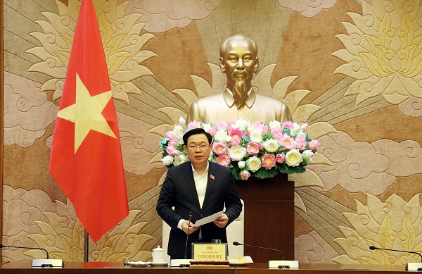 Chủ tịch Quốc hội chủ trì buổi làm việc về dự thảo Luật Công nghiệp quốc phòng, an ninh và động viên công nghiệp