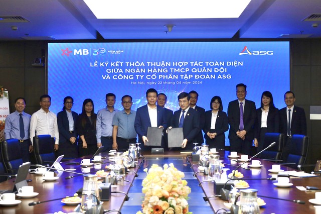 MB ký kết thỏa thuận hợp tác với Tập đoàn ASG