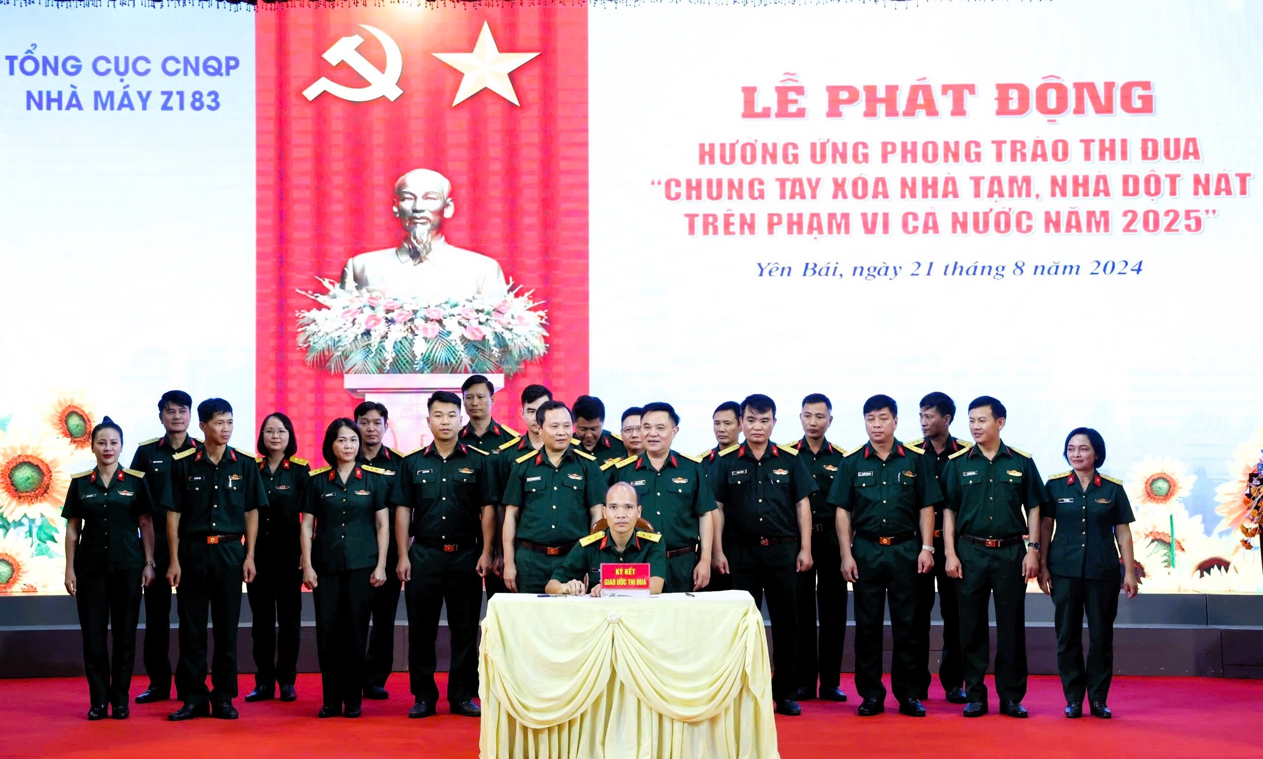 Nhà máy Z183 phát động thi đua “Chung tay xóa nhà tạm, nhà dột nát”