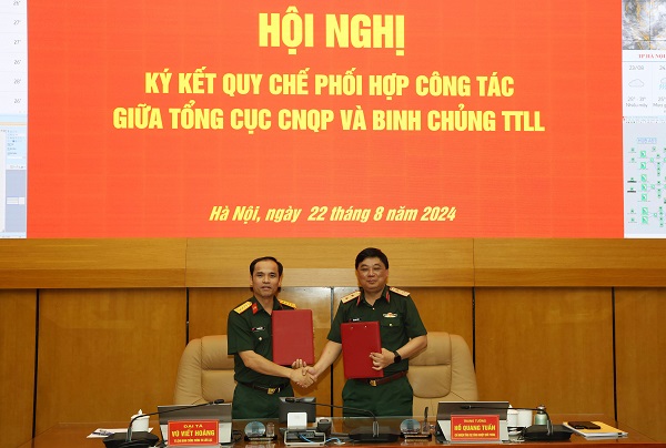 Tổng cục Công nghiệp quốc phòng và Binh chủng Thông tin liên lạc phối hợp trong công tác
