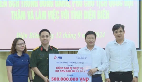 “MB góp một ngày công - Sẻ chia cùng đồng bào”