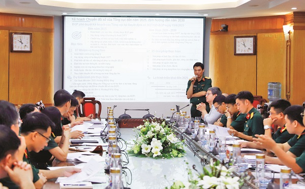 Một số vấn đề về thực hiện chuyển đổi số trong Tổng cục Công nghiệp quốc phòng