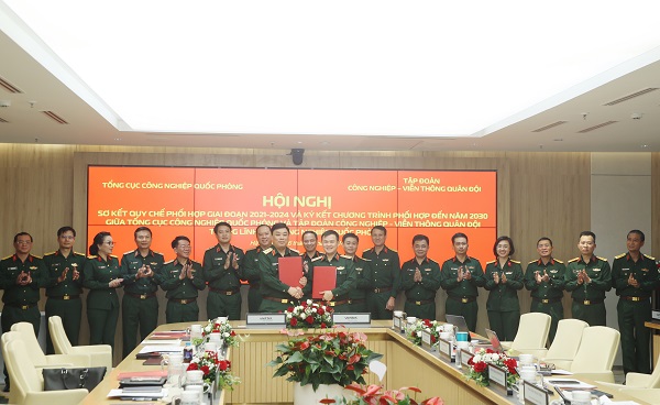 Tổng cục Công nghiệp quốc phòng và Tập đoàn Công nghiệp - Viễn thông Quân đội ký kết chương trình phối hợp