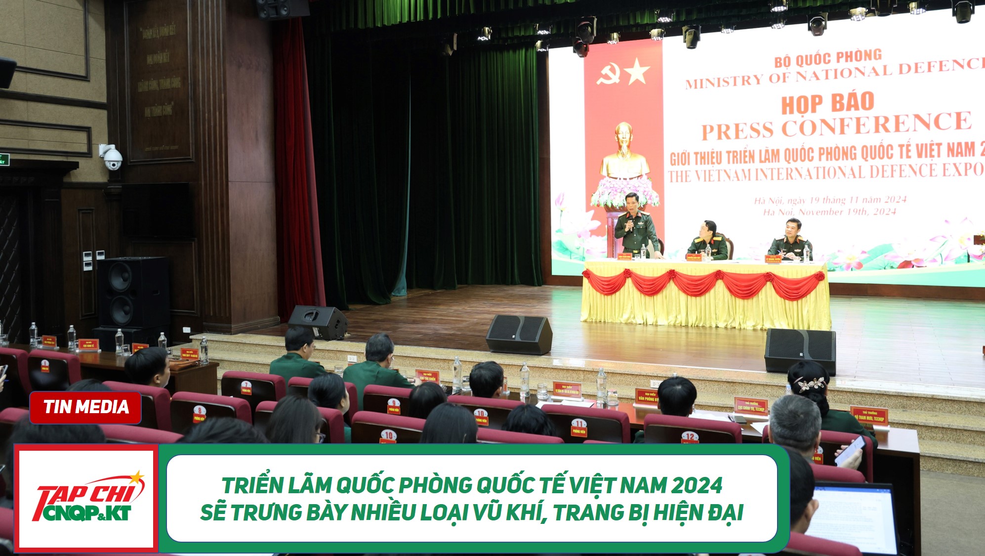 MEDIA - Triển lãm Quốc phòng quốc tế Việt Nam 2024 sẽ trưng bày nhiều loại vũ khí, trang bị hiện đại