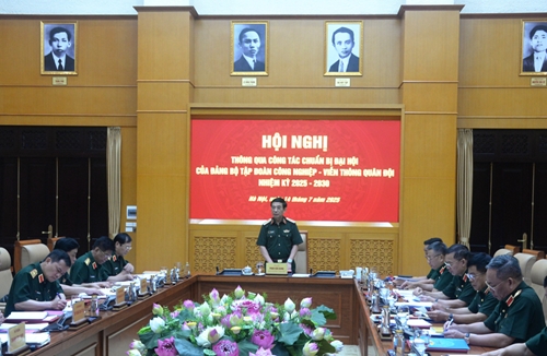 Thường vụ Quân ủy Trung ương thông qua công tác chuẩn bị Đại hội của Đảng bộ Tổng cục Công nghiệp Quốc phòng; Đảng bộ Quân chủng Phòng không – Không quân; Đảng bộ Tập đoàn Viettel